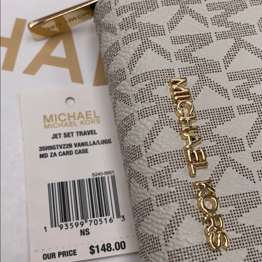MICHAEL KORS JET SET TRAVEL MD ZA CARD CASE - Picture 16 of 16